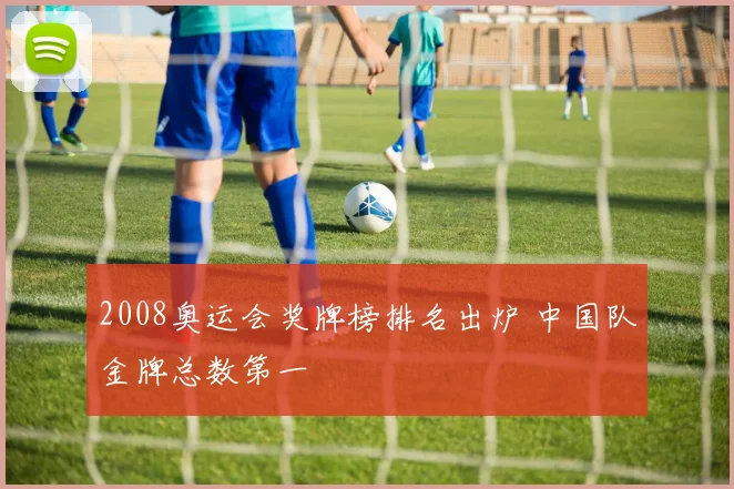 2008奥运会奖牌榜排名出炉 中国队金牌总数第一